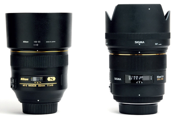 AF-S-Nikkor-85-mm- Sigma-AF-85-mm 1